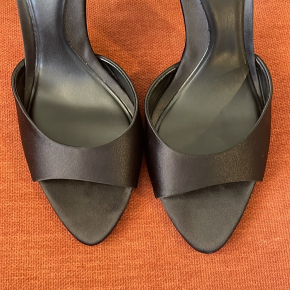 ZARA Strappy Satin Heels Size 10 - Picture 2 of 8